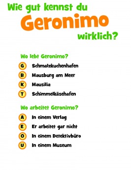 Wie gut kennst du Geronimo?