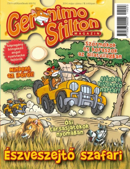 Geronimo Stilton Magazin, 2014. május-június / III. évfolyam 3.
