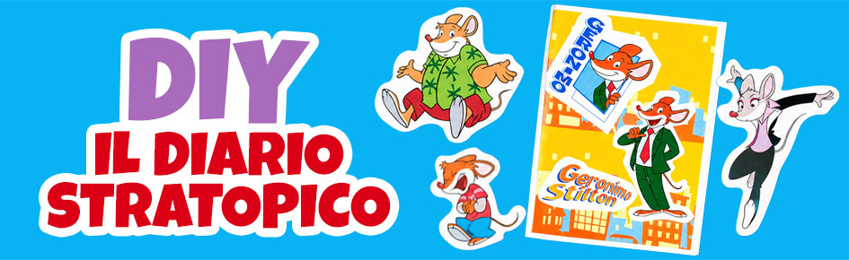 Il diario stratopico di Geronimo Stilton da personalizzare!