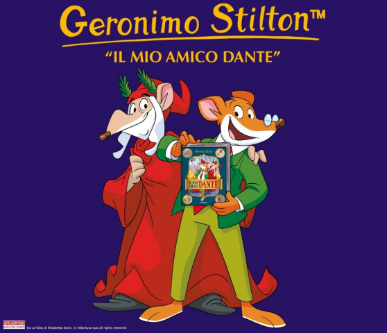 Geronimo Stilton in pelliccia e baffi a Rimini