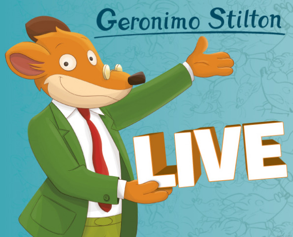 Geronimo Stilton in pelliccia e baffi a Pietrastornina