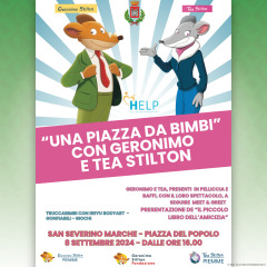 "Una piazza da bimbi" con Geronimo e Tea Stilton!