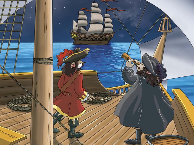 Schip ahoi! De Zwarte Piraat is in aantocht!