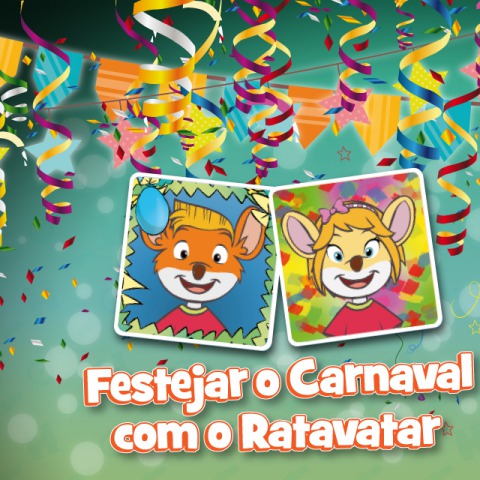 Chegaram os Ratavatares de Carnaval!