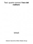 birba5 - Test: quanto conosci l'eco del roditore