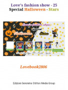 Lovebook2806 - Love's fashion show - 25Special Halloween - Stars