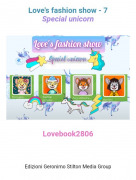 Lovebook2806 - Love's fashion show - 7Special unicorn