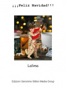 Lalima - ¡¡¡Feliz Navidad!!!