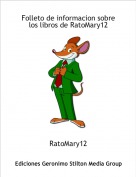 RatoMary12 - Folleto de informacion sobre los libros de RatoMary12