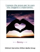 <----Benny----> - L'amore che provo per te caro sito (leggete è importante).
