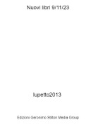 lupetto2013 - Nuovi libri 9/11/23
