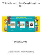 Lupetto2013 - Voti della topo classifica da luglio in poi !