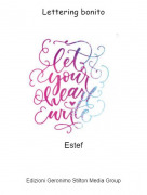 Estef - Lettering bonito