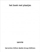 sannie - het boek met plaatjes