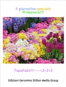 TopoFabi!!!-----<3<3<3 - Il giornalino:speciale Primavera!!!