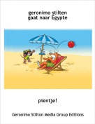 pientje! - geronimo stilten gaat naar Egypte