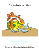 Geronimo-Lenton - Prentenboek van Klem