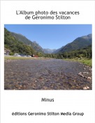 Minus - L'Album photo des vacances de Géronimo Stilton