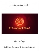 Clau y Caye - revista master chef 1
